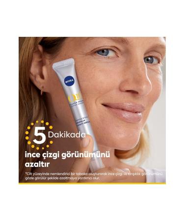 NIVEA Anti-Wrinkle Effective Q10 Serum for Forehead Eye and Lip Areas 15 ml. - Buy Online on GoSupps.com