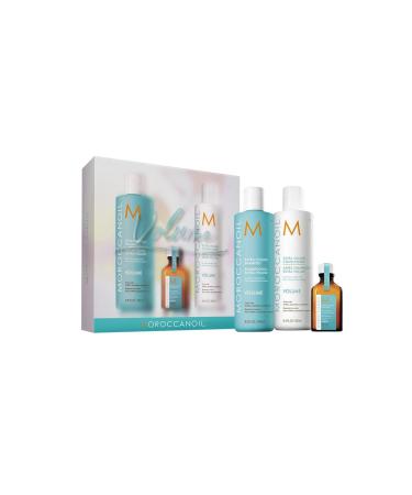 Moroccanoil Volume Spring Kit Extra Volume Shampoo 250ML Hair Conditioner 250ML and Hair Care Oil 25ML 3 Pack