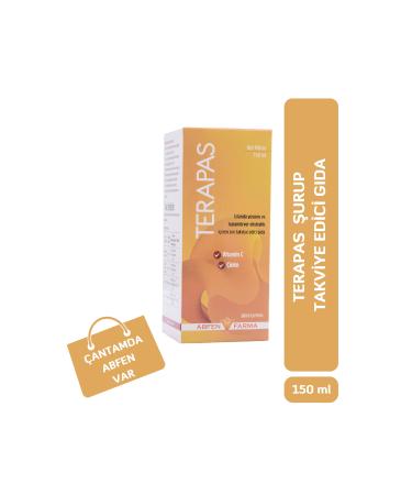 Abfen Farma Terapas Syrup Containing Iceland Moss Black Elderberry Vitamin C and Zinc