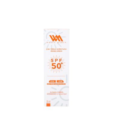 white marin cosmetics White Marin Multi-Protection Sun Cream 50 Spf 75 ml (Very High Protection Factor)