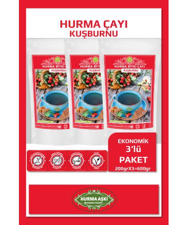 Date Love Date Tea Rosehip 200GrX3 600Gr