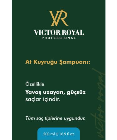 Victor Royal Fast Growth Effective Horsetail Hair Care Shampoo 500 Ml. 8684415818157 - Buy Online on GoSupps.com