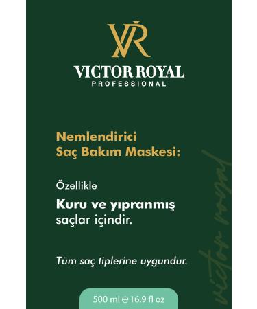 Victor Royal Moisturizing Hair Care Mask 500 Ml. 8684415818041 - Buy Online on GoSupps.com