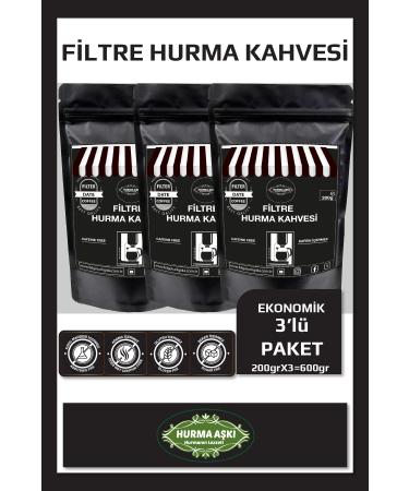 Date Love Filter Date Coffee 200GrX3 600Gr