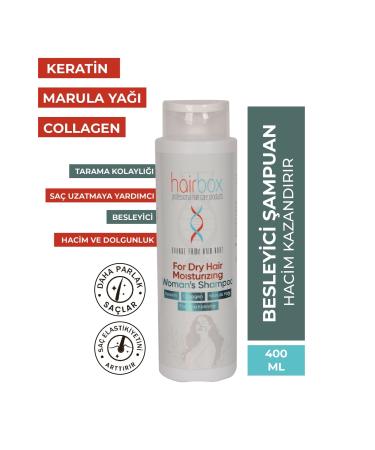 hairbox professional hair care products Hairbox shampoo easy to comb collagen keratin marula oil - Buy Online on GoSupps.com