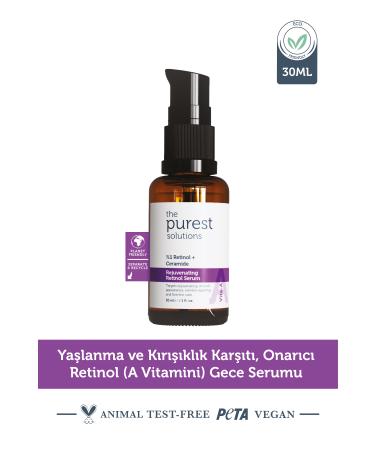 The Purest Solutions ANTI-WRINKLE REPAIRING RETINOL (VITAMIN A) NIGHT SERUM 30 ML GKURN991