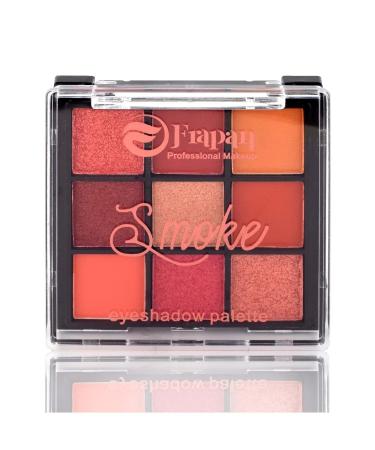 Frapan Smoke 9 Color Eyeshadow Palette No: 02