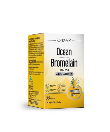 Ocean Orzax Ocean Bromelain 30 Capsules