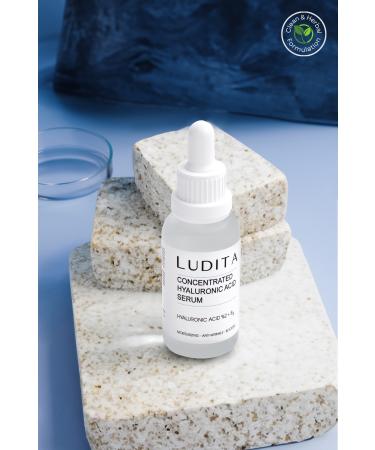 LUDITA Intensive Moisturizing and Repairing Serum (Hyaluronic Acid + B5) - Buy Online on GoSupps.com