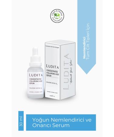 LUDITA Intensive Moisturizing and Repairing Serum (Hyaluronic Acid + B5)