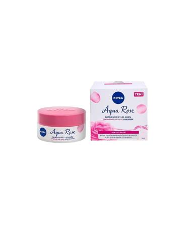 NIVEA MOISTURIZING NUTRITIONAL SKIN BARRIER REPAIRING GEL CREAM - AQUA ROSE - 50 ML DKHAIR428