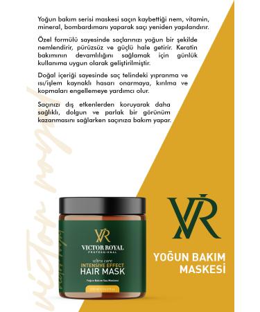 Victor Royal Intensive Care Hair Mask 500 Ml. 8684415818010 - Buy Online on GoSupps.com
