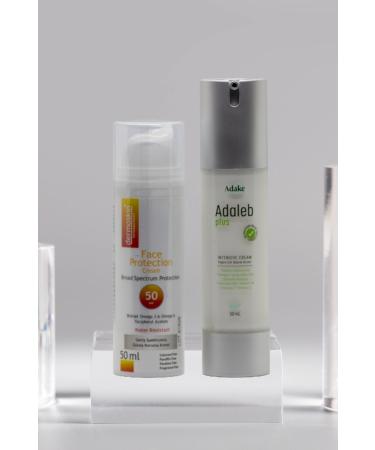 Dermoskin Face Protection 50 SPF 50 ml Adaleb Plus Anti-Blemish and Anti-Acne Intensive Care Cream 50 ml - Buy Online on GoSupps.com
