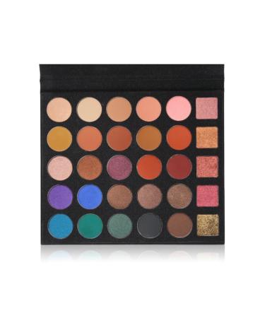 Cocosh She Excellent 30 Color Eyeshadow Palette High Pigmentation Non-Clumping Easy Blending - Buy Online on GoSupps.com