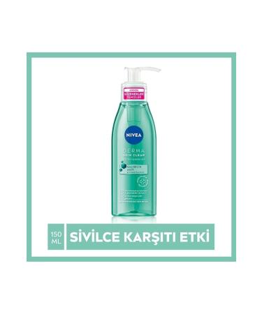 NIVEA Derma Skin Clear Anti-Acne Facial Cleansing Gel 150 Ml