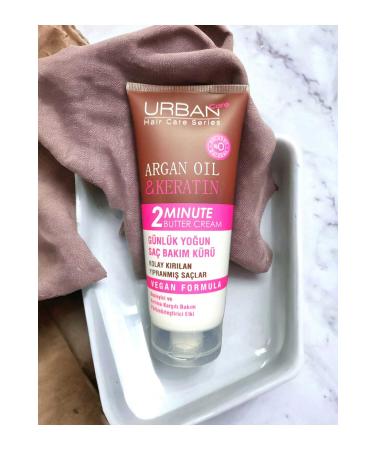 Urban Care UrbanCare Hair Care Series Argan Oil & Keratin- Vegan Formula Daily Intensive Hair Care Cure 0% Paraben