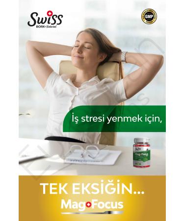 Bork Swiss Natural Swiss Bork Mag Focus 90 Capsules Magnesium L-Theronate PQQ P5P Citicoline Magnesium Complex B6 - Buy Online on GoSupps.com