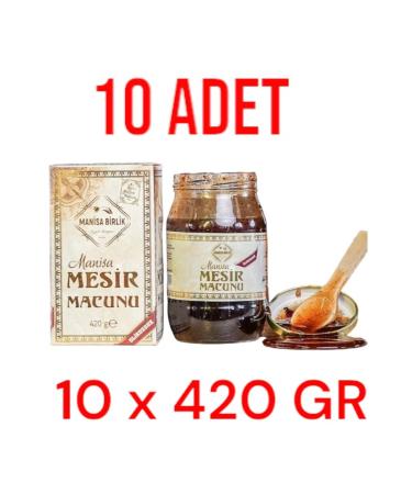 MAN SA B RL K Mesir Paste 420 Gr Glass Jar 10 Pieces
