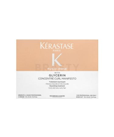 Kerastase Fusio Dose Concentre Curl Manifesto + Nourishing Luxurious Curl for Curly Hair 10x12ml CYT6464