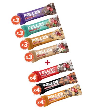 Fellas 24 Piece Protein Bar Super Mix Box