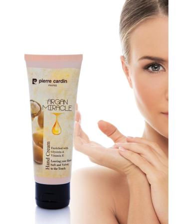 Pierre Cardin Argan Oil Extract Vitamin E Moisturizing Hand Cream - 75 ml