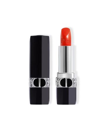 Dior Rouge Dior- 16 Hour Effective Pomegranate Flower Matte Metallic Velvet Satin Finish Lipstick