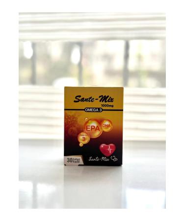 SANTE MIX Sante-Mix Omega3 Food Supplement 30 Capsules