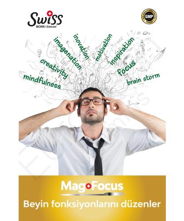 Bork Swiss Natural Swiss Bork Mag Focus 90 Capsules Magnesium L-Theronate PQQ P5P Citicoline Magnesium Complex B6 - Buy Online on GoSupps.com