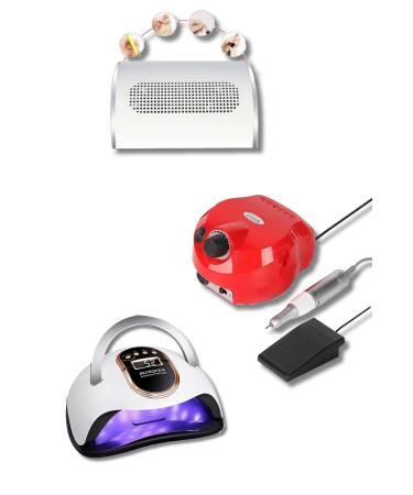 Anil Professional Cosmetics 3-Pack Device Dust Collector UV Device Milling File