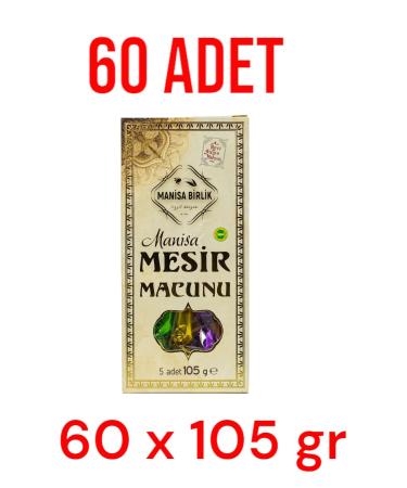 MAN SA B RL K Mesir Paste Glucose-Free 5 Sticks 60 Pieces
