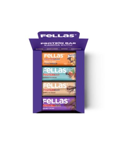 Fellas Protein Bar 32g Mixed Box 12 Pieces (4 Types) - Buy Online on GoSupps.com