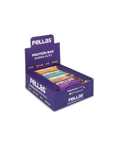 Fellas Protein Bar 32g Mixed Box 12 Pieces (4 Types) - Buy Online on GoSupps.com