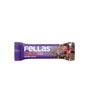 Fellas Protein Bar 32 G Super Double Box 24 Pieces - Double Cocoa X 12 Pieces + Hazelnut X 12 Pieces - Buy Online on GoSupps.com