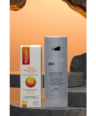 Dermoskin Face Protection 50 SPF 50 ml Adaleb Plus Anti-Blemish and Anti-Acne Intensive Care Cream 50 ml