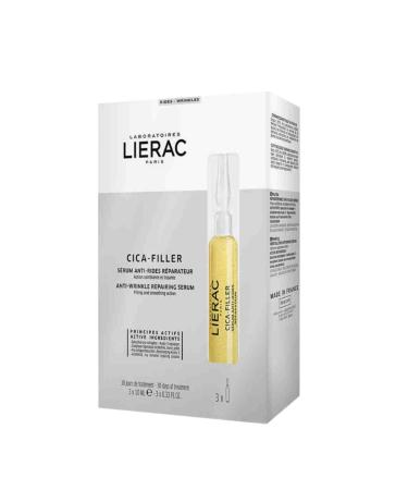 Lierac CICA-FILLER ANTI-WRINKLE SKIN BRIGHTENING REPAIR SERUM 3X10 ML PSSN1244
