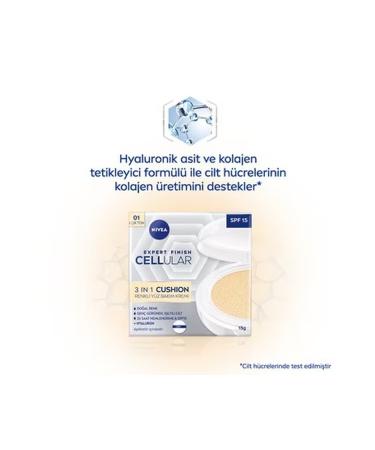NIVEA Anti-Aging Hyaluronic Acid Tone-Equalizing SPF15 Tinted Medium Tone Face Care Cream 02-15 ml - Buy Online on GoSupps.com