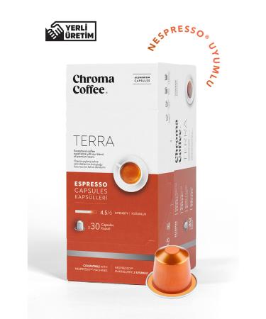 Chroma Coffee Terra 30 Pieces Nespresso Compatible Capsule Coffee