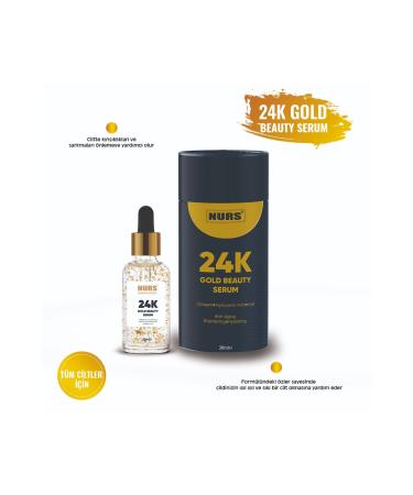 Nurs 24k Gold Particle Hyaluronic Acid Anti-Wrinkle Collagen Skin Care Serum 30 ml