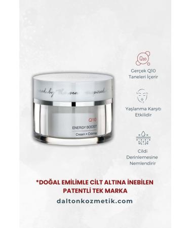 DALTON MARINE COSMETICS Revitalizing Glowing Travel Size Q10 Anti Aging Cream for Mature and Damaged Skin - Buy Online on GoSupps.com