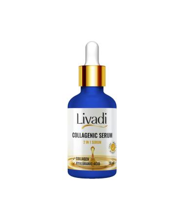 livadi Collagenic and Hyaluronic Serum 30 ml Anti-Aging and Anti-Wrinkle Moisturizing Serum - Buy Online on GoSupps.com
