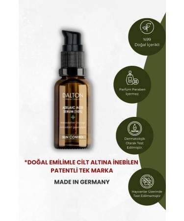 DALTON MARINE COSMETICS Anti-Inflammatory Redness Reducing Azelaic Acid Serum for Acne and Redness Prone Skin