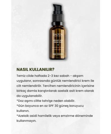 DALTON MARINE COSMETICS Anti-Inflammatory Redness Reducing Azelaic Acid Serum for Acne and Redness Prone Skin - Buy Online on GoSupps.com