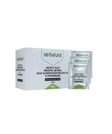 Venatura Methyl Plus Creatine-Betaine-Alpha Glycerophosphocholine and B Vitamins 30 Sachets-MFREYON00655