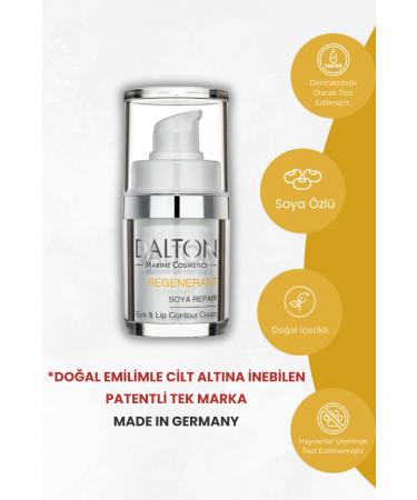 DALTON MARINE COSMETICS Moisturizing Smoothing Soy Extract Regenerant Anti Aging Eye & Lip Cream for Dry Skin