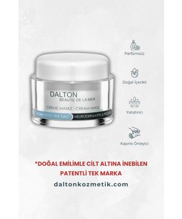 DALTON MARINE COSMETICS Dead Sea Salt Cream Mask for Stress-Related Psoriasis Eczema Itching - Buy Online on GoSupps.com