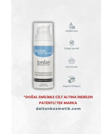 DALTON MARINE COSMETICS Stress-Related Psoriasis Eczema Calming Jordan Dead Sea Salt Moisturizing Emulsion - Buy Online on GoSupps.com