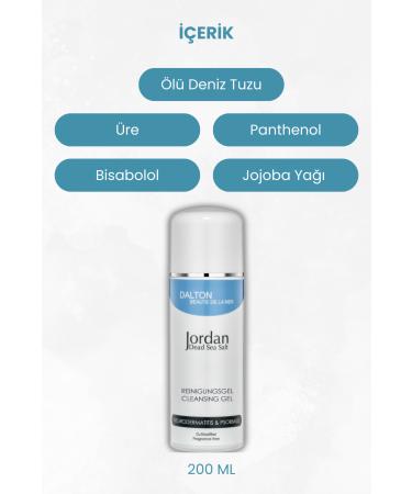DALTON MARINE COSMETICS Soothing Purifying Jordan Dead Sea Salt Cleansing Gel for Stress-Related Psoriasis and Eczema - Buy Online on GoSupps.com