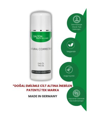 DALTON MARINE COSMETICS Protective and Repairing Natural Correcteur Vitamin Regenerating Oil for Damaged Skin