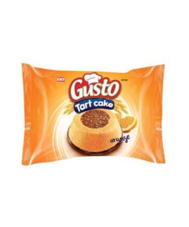 Elvan Cici Gusto Tart with Orange Jelly 55 gr 24 Pieces