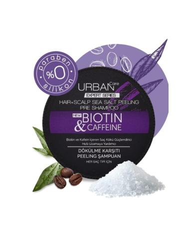 Urban Care Urban Biotin & Caffeine Anti-Hair Loss Peeling Shampoo 200ml - Buy Online on GoSupps.com